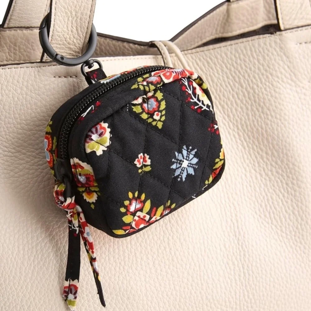 Vera Bradley Earbud Bag Charm in North Star Sky NWT